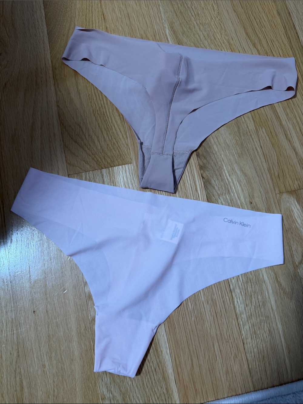 Calvin Klein Women Pink and Seamless Bikini Bottoms